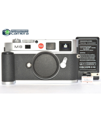 Leica M8 Digital Rangefinder Camera Silver Shutter Count 18854 *EX*